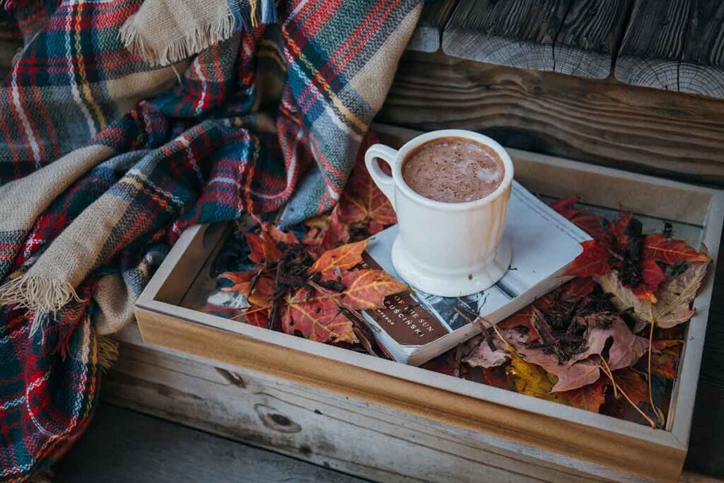 Naturally sweetened hot chocolate with spices